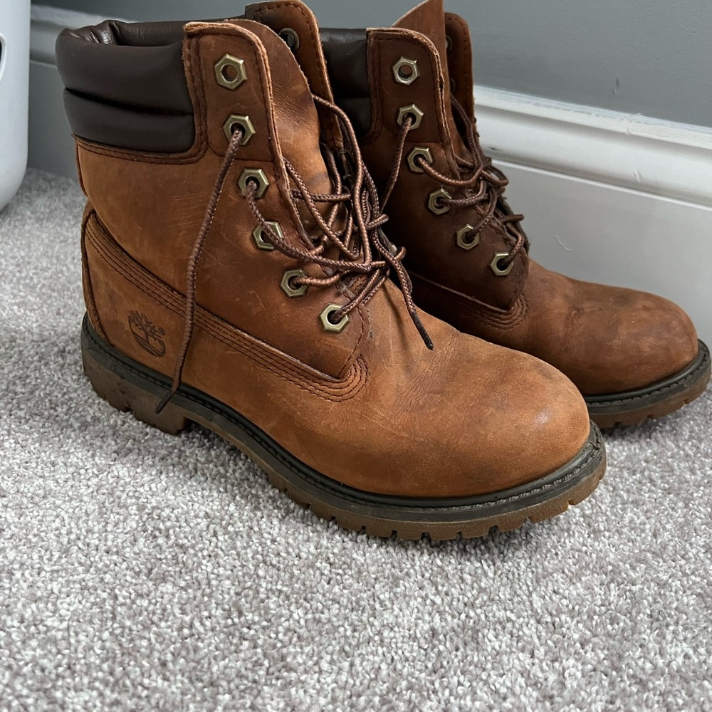Timberland Men's Tan Leather Boots